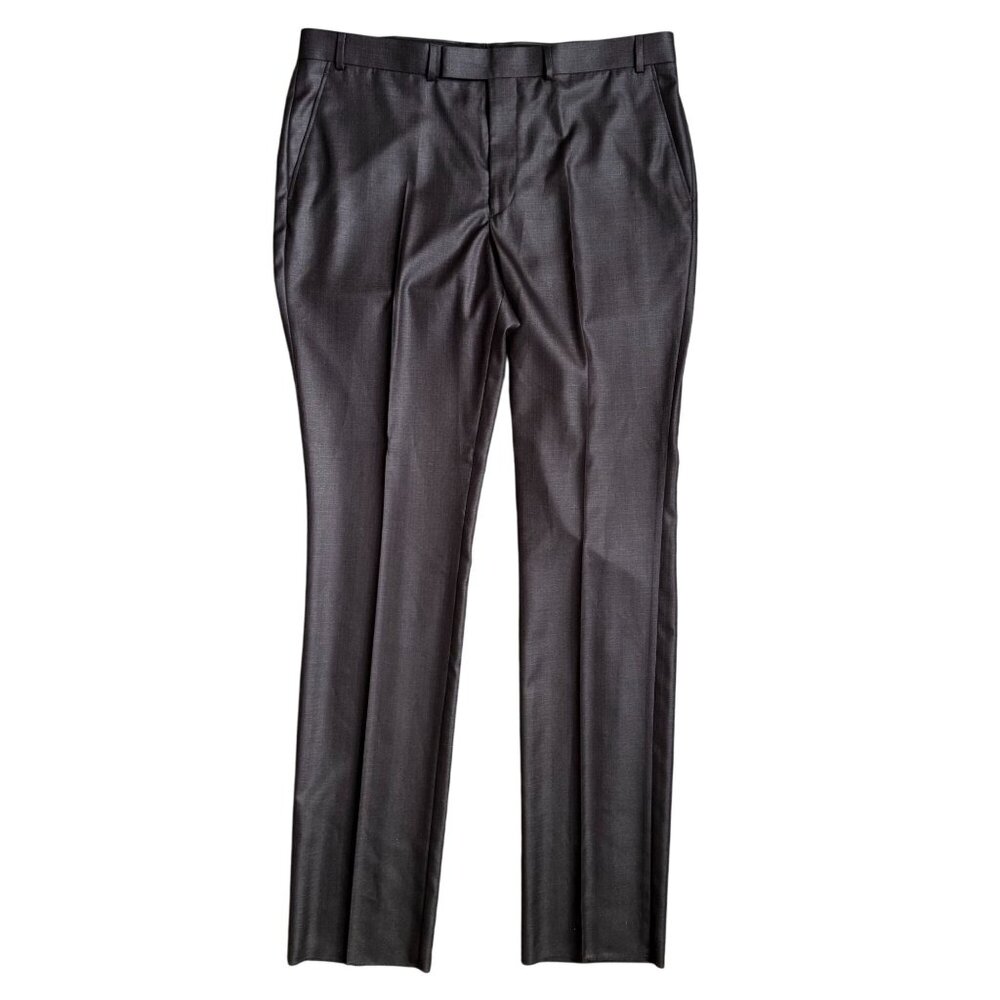 Kenneth Cole Reaction Mens‎ Dress Pants NEW 46 Grey Not Hemmed Flat Front